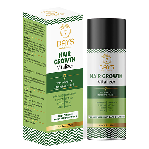 100Ml Organic Hair Growth Vitalizer - Volume: 100 Milliliter (Ml)