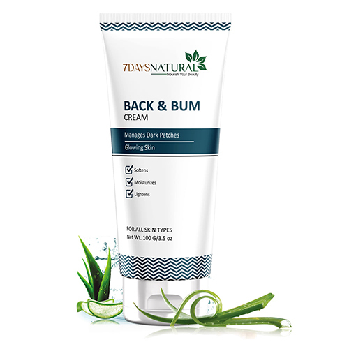 Back And Bum Cream - Age Group: Adults