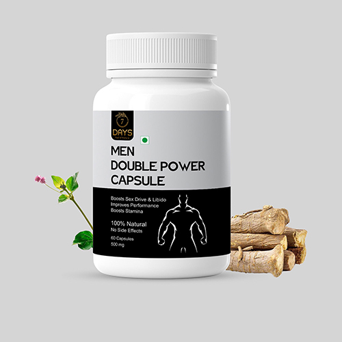 Men Double Power Ayurvedic Capsules - Feature: Improve Blood Circulation