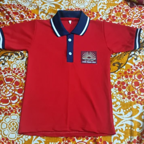 Kids School T Shirts - Color: Red