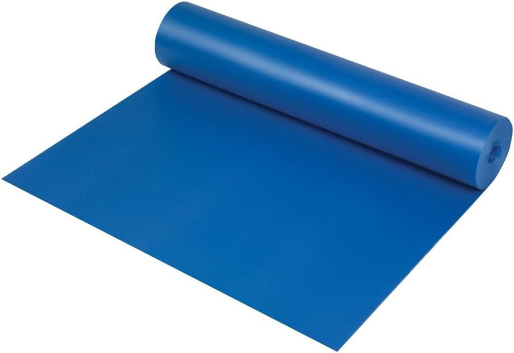 Esd Mat - PVC Vinyl, 2x15 Meters, Blue/Green/Grey, Surface Resistance 10^6 to 10^8 Ohms | Industrial Use, Grounding Compatible, 1 Year Warranty