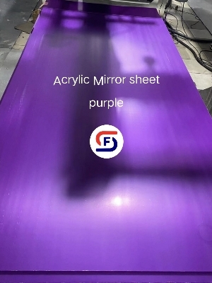 Purple Acrylic and PS Mirror sheets