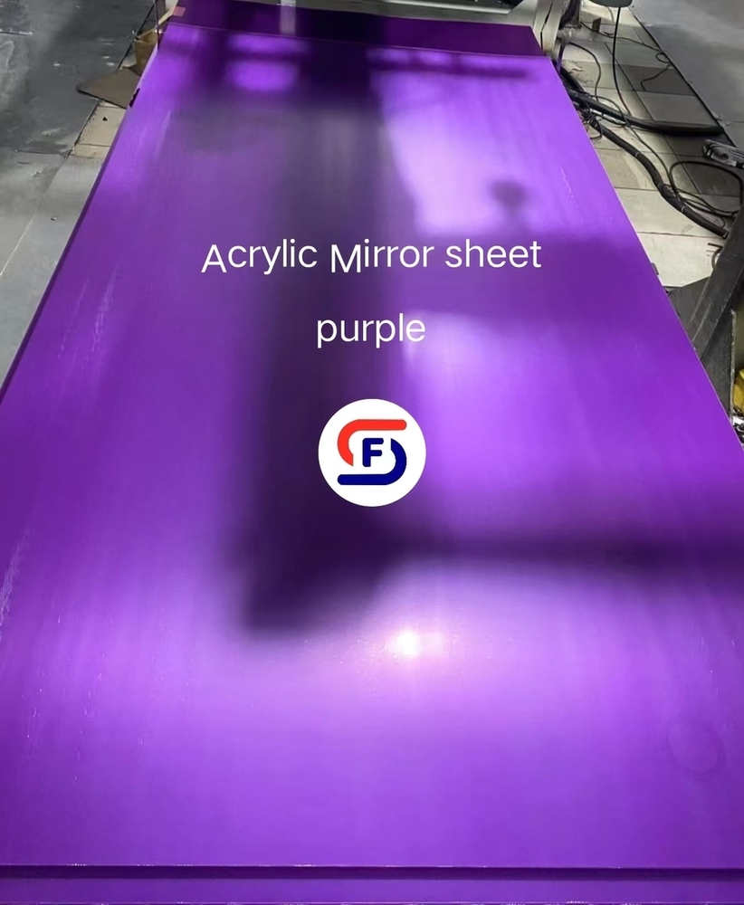 Purple Acrylic And Ps Mirror Sheets - Size: Standard