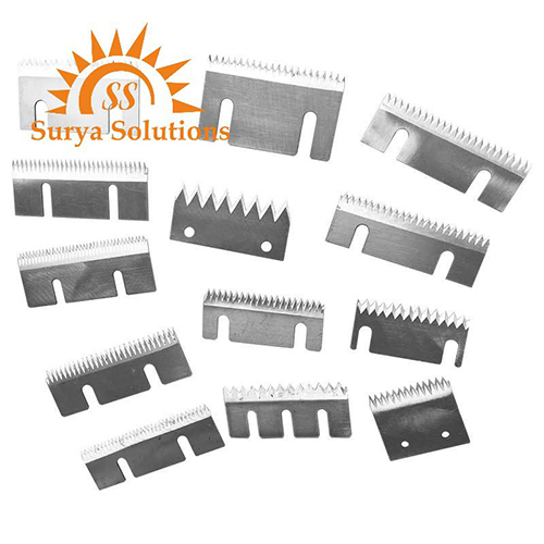 Serrated Blade Zigzag Knife For Package Industry Plastic Film Packaging Tape Paper Cutting - Hardness: Rigid