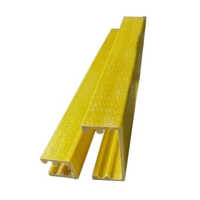 2-5mm FRP Channel - FRP Material, Custom Sizes, Yellow Color | Smooth Surface Treatment, Easy Installation for Industrial Applications