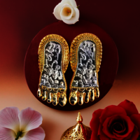 Gold & Silver Plated Lakshmi Paduka