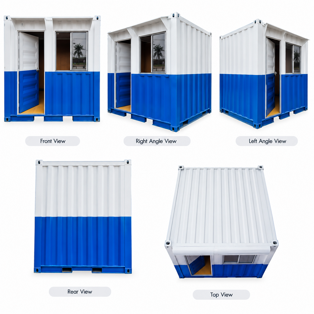 Prefab Frp Portable Security Cabin - Color: As Per Requirement