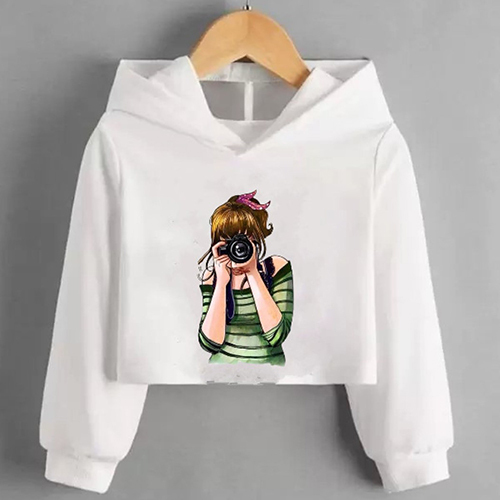 Ladies Crop Hoodie - Color: Different Available