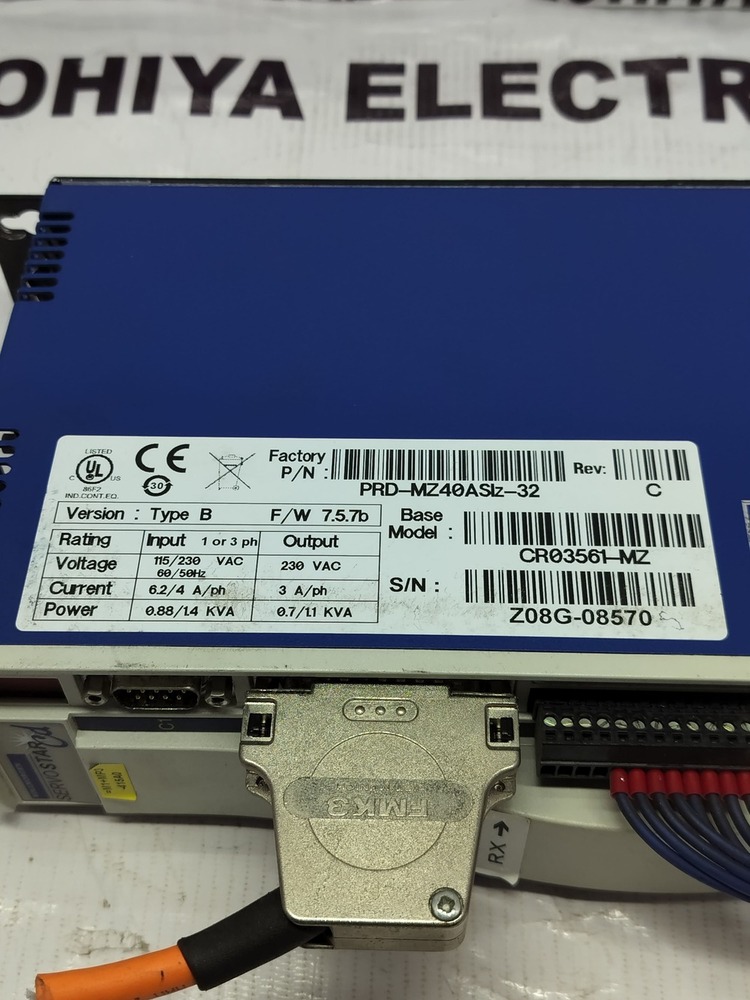 Kollmorgen Prd-mz40asiz-32 Servo Drive - Used Model | Precision Performance In Motion Control, Compact Size For Enhanced Efficiency