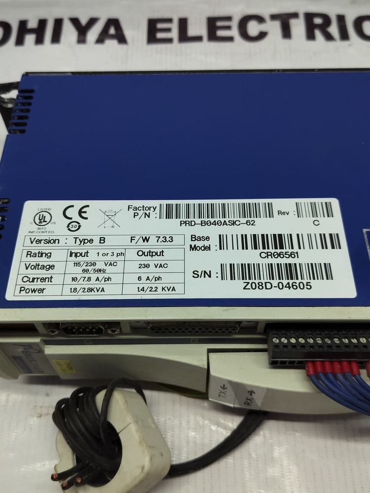 KOLLMORGEN PRD-B040ASIC-62 SERVO DRIVE