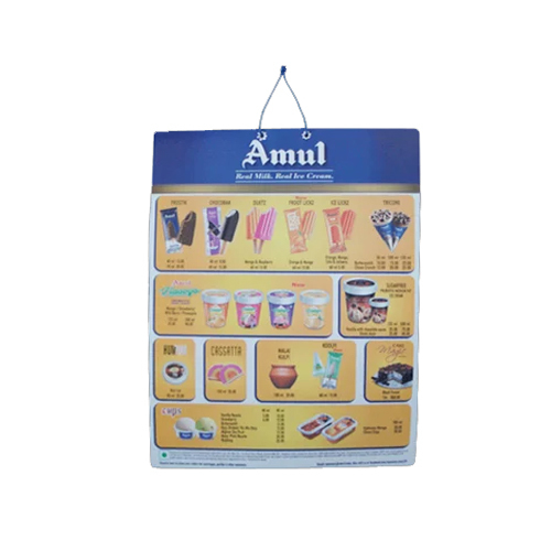 Offset Printed Advertising Dangler - Attributes: Durable