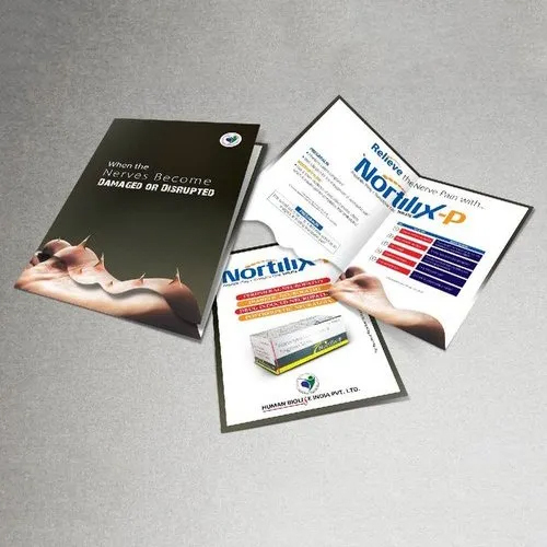 Printed Pharmaceutical Brochure - Attributes: Durable