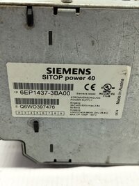 SIEMENS 6EP1437-3BA00 POWER SUPPLY