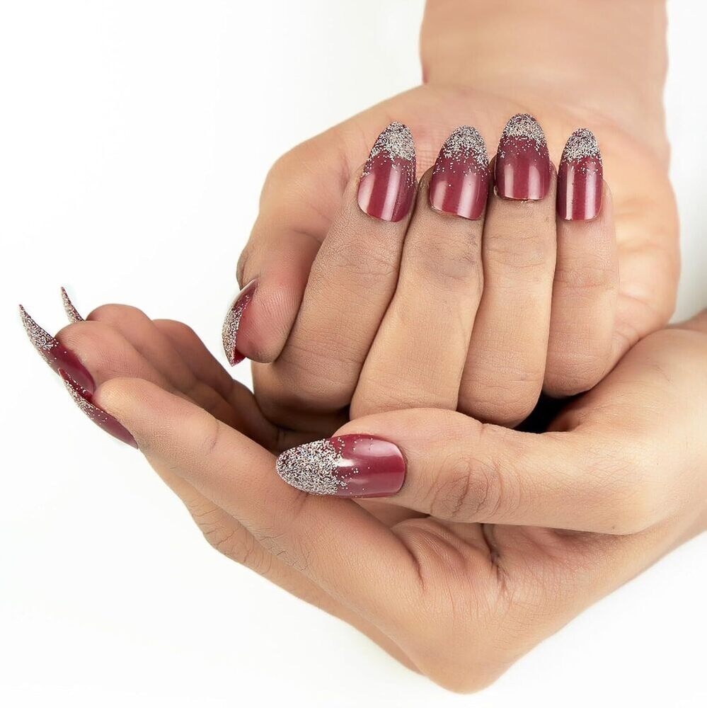 CherryBox 24 Artificial Nails | Fake nails | False Nails - Salon Manicure Acrylic Nail Art