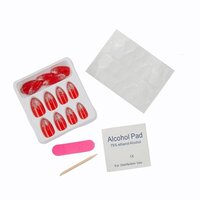 CherryBox 24 Artificial Nails | Fake nails | False Nails - Salon Manicure Acrylic Nail Art