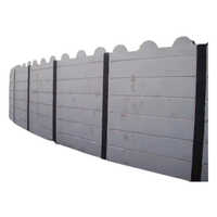 50 Mm Rcc Readymade Compound Wall - Rcc Material, 5ft To 10ft Height, Color Coated, Waterproof For Boundary Walls & Residential Complexes