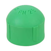 Ppr End Cap - Color: Green