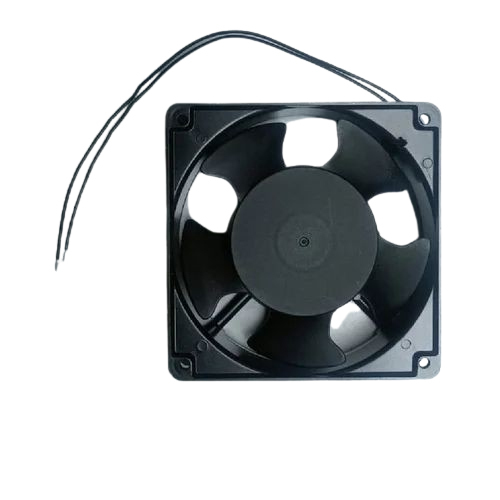 4 Inch Panel Cooling Fan - Color: Black