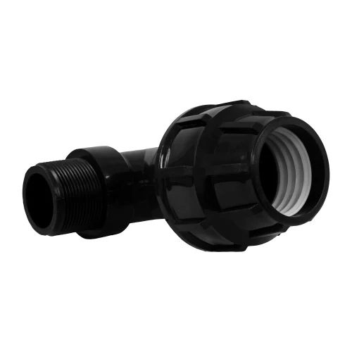 Pp Compression Fitting - Color: Black