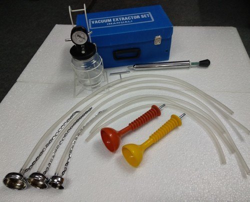 New Vacuum Extractor Set, Malmstrom Type, manual operated 40, 50, 60 mm Vacuum extractor set