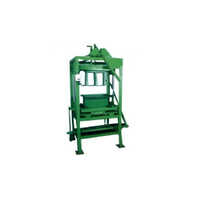Manual Concrete Block Making Machine - Color: Green Paint Coated