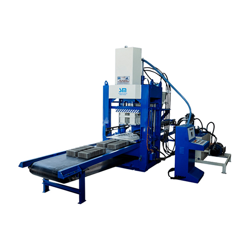 Automatic Hollow Block Making Machine - Color: Blue Paint Coated