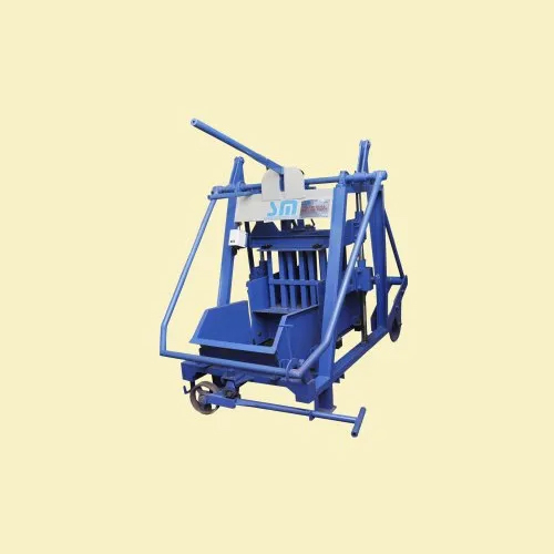 Manual Movable Concrete Block Making Machine - General Use: Industrial