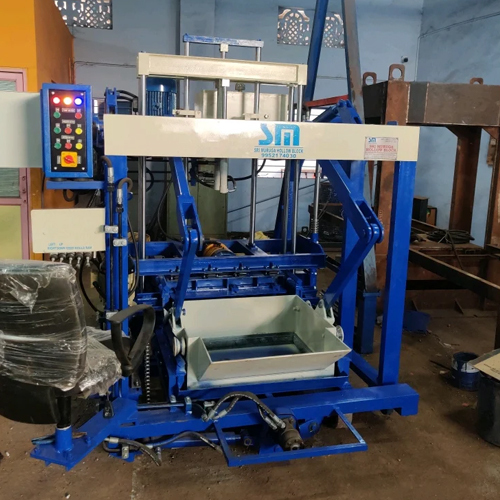 SM0014 Concrete Block Making Machine With Auto Feeder