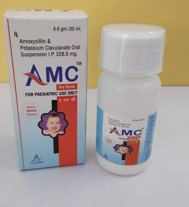 amc forte (457 mg) dry syrup amoxycilin & potassium vlavulanat oral suspension