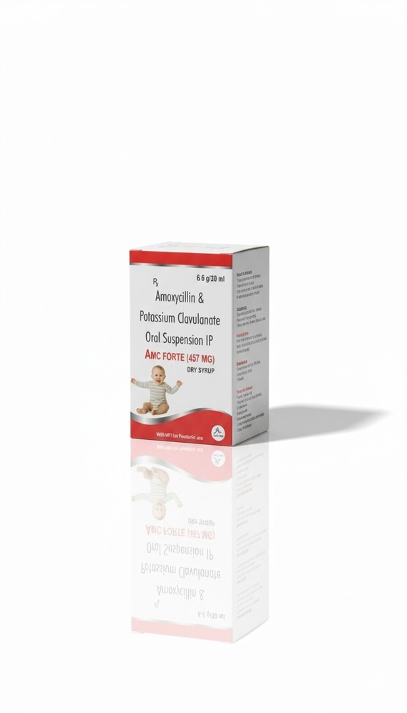 amc forte (457 mg) dry syrup amoxycilin & potassium vlavulanat oral suspension
