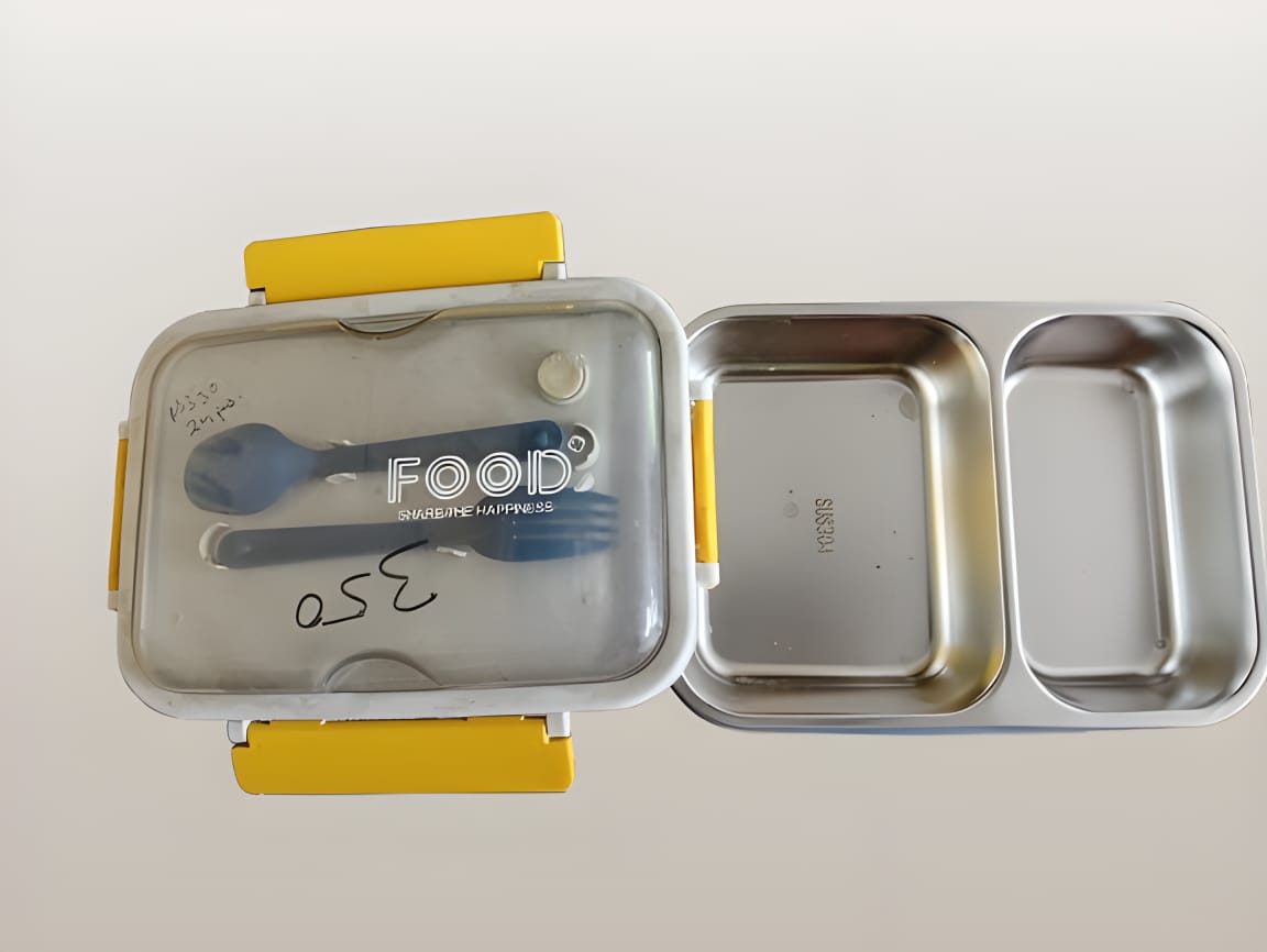 Food Lunch Box - Color: Silver