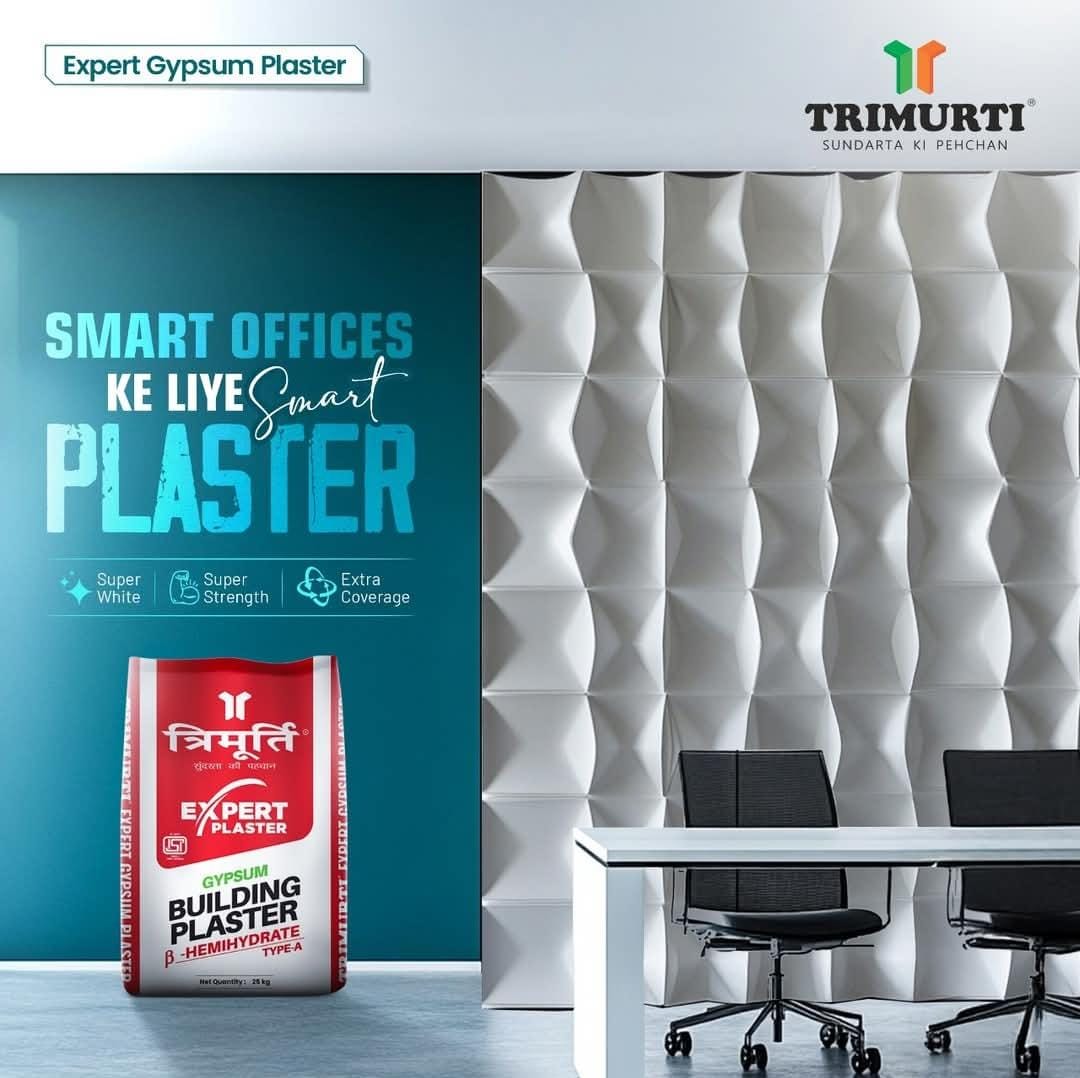 Trimurti 25 Kg Expert Gypsum Plaster (Plaster of Paris)