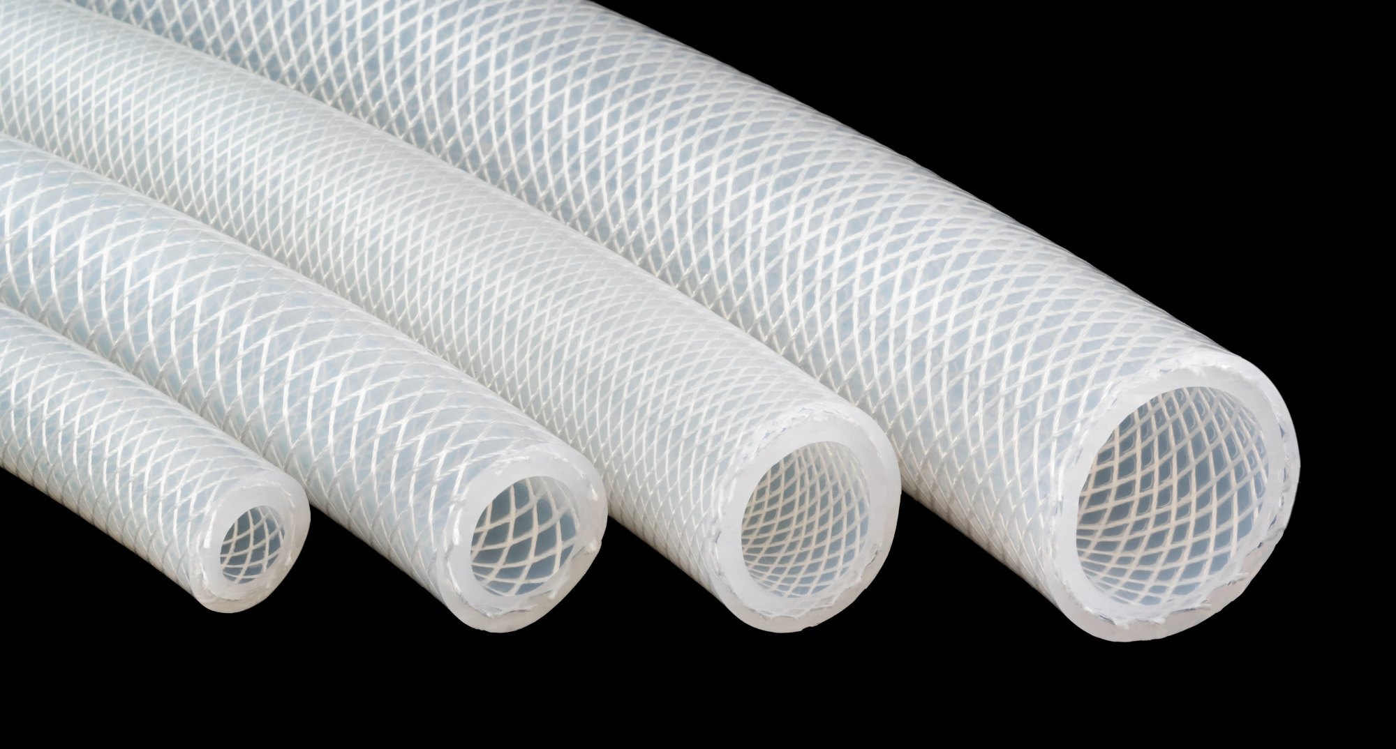 Silicone Round Hose Pipe - 30 Meter Length, 1/2 - 4 Inch Size Range, Transparent Color, Rigid Hardness | High-quality Silicone Material