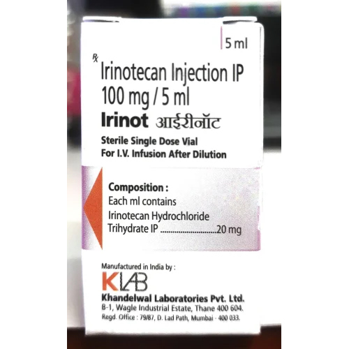 100Mg Irinotecan Inejction Ip - Dosage Form: Liquid