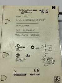 SCHNEIDER BMXP342020 MODBUS ETHERNET