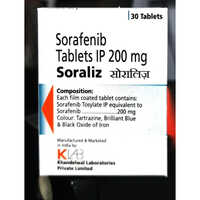 200mg Sorafenib Tablets Ip - Solid Dosage Form, 12-24 Months Shelf Life, Store Between 15â°c To 30â°c, Normal Fermentation Smell