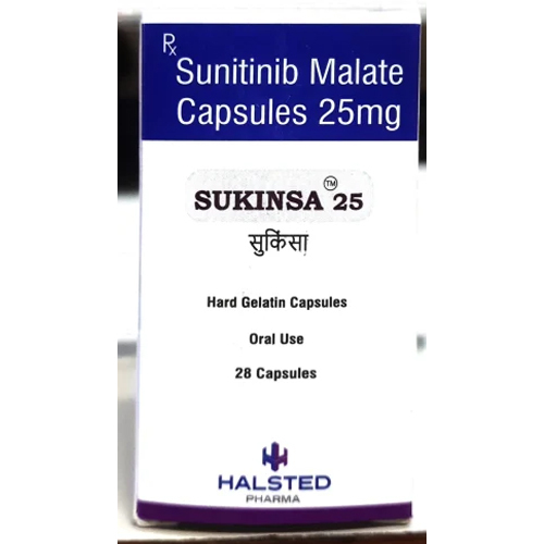 25mg Sunitinib Malate Capsules