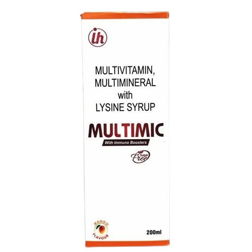 200Ml Multivitamin Multimineral With Lysine Syrup - Dosage Form: Liquid