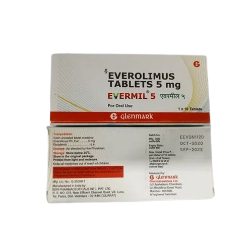 5 Mg Everolimus Tablets - Origin: India