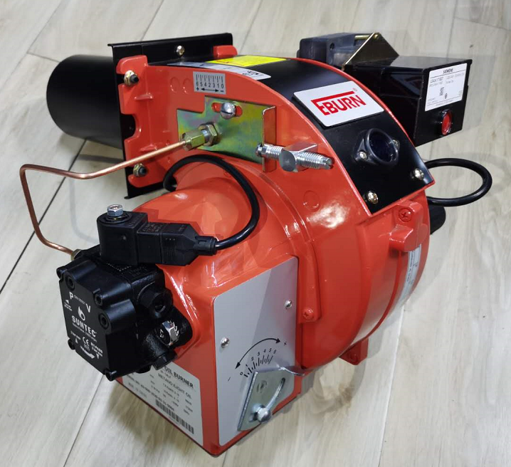 One Stage Refractory Type Light Oil Burner - Material: Steel