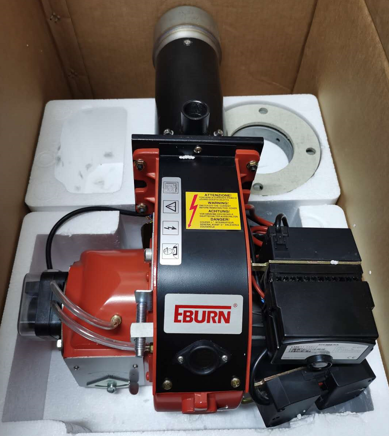 One Stage Refractory Type Light Oil Burner - Material: Steel