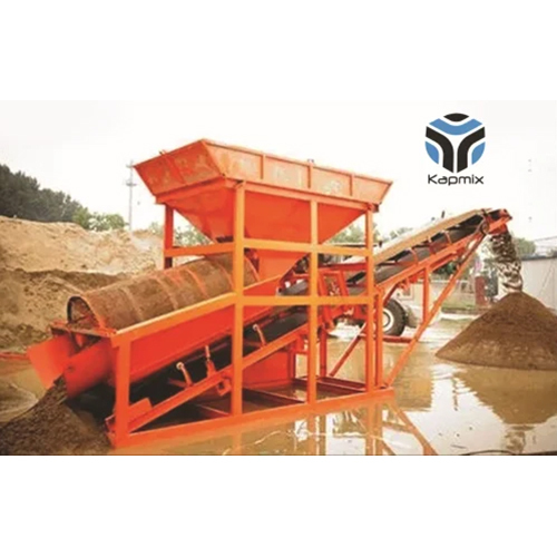 7.5Hp Kapmix Rotary Sand Screening Machine - Color: Orange