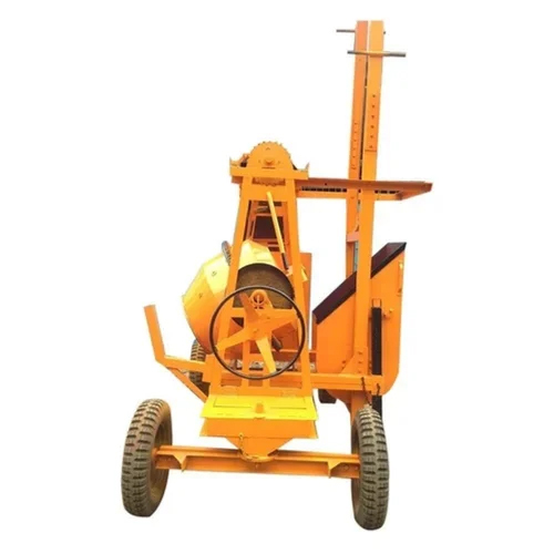 Concrete Mixer Machine - Color: Yellow