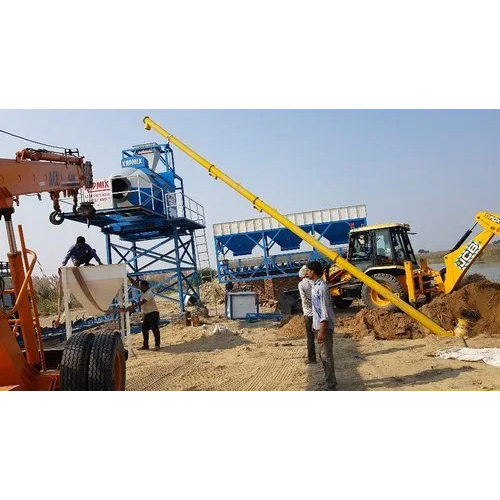 Semi Automatic Concrete Batching Plant