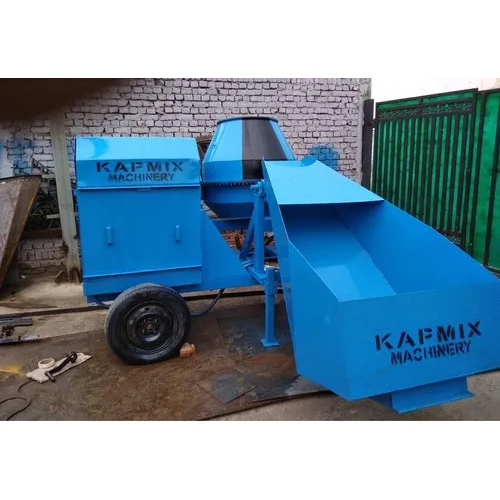 Hydraulic Mini Concrete Mixer - Color: Blue