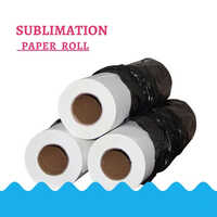Polyester Fabric Sublimation Paper Roll - Color: White