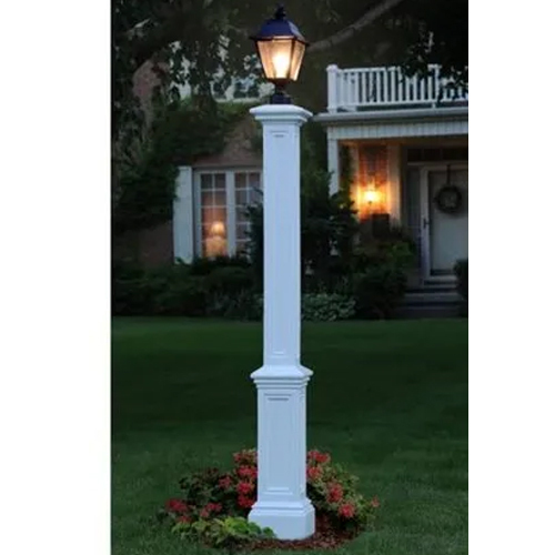 Frp Grc Lamp Post - Color: White