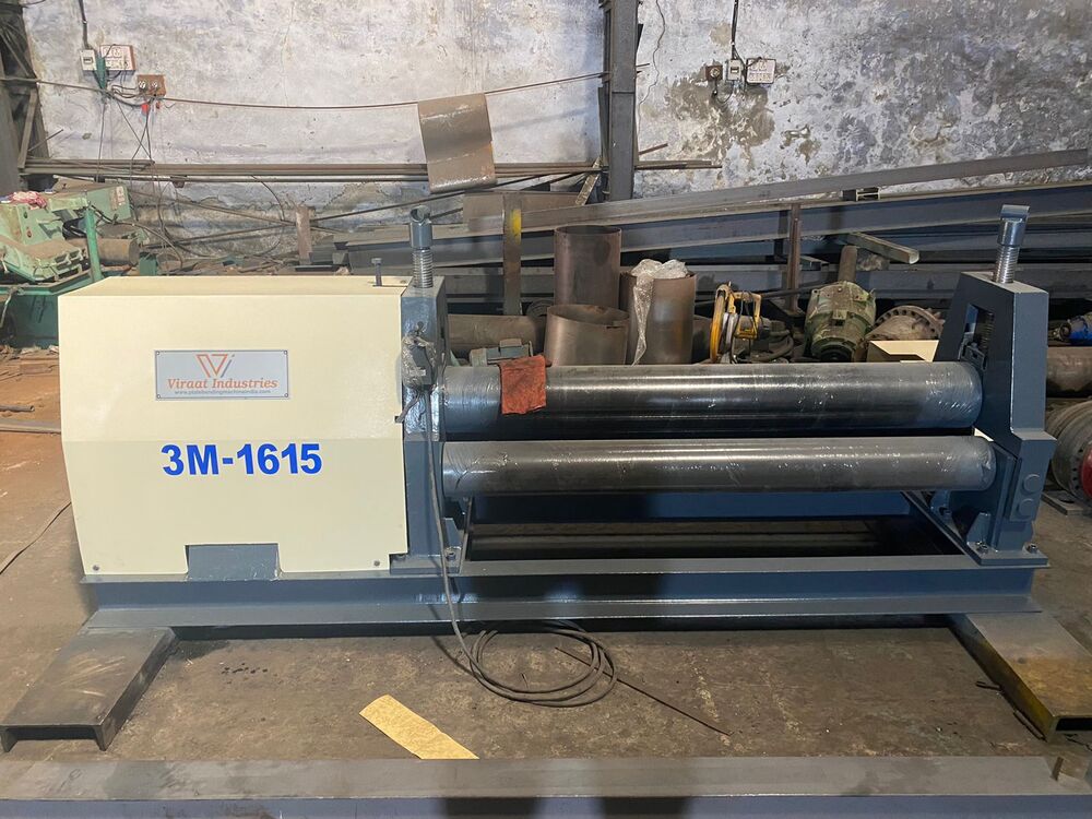 Mechanical Plate Rolling Machine - Mild Steel, Three Phase Electric, 5 Hp Power | Manual Operation, Compact Design, Easy Maintenance