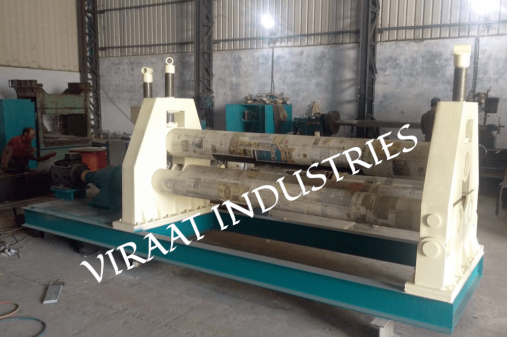 Mechanical Plate Rolling Machine - Mild Steel, Three Phase Electric, 5 Hp Power | Manual Operation, Compact Design, Easy Maintenance