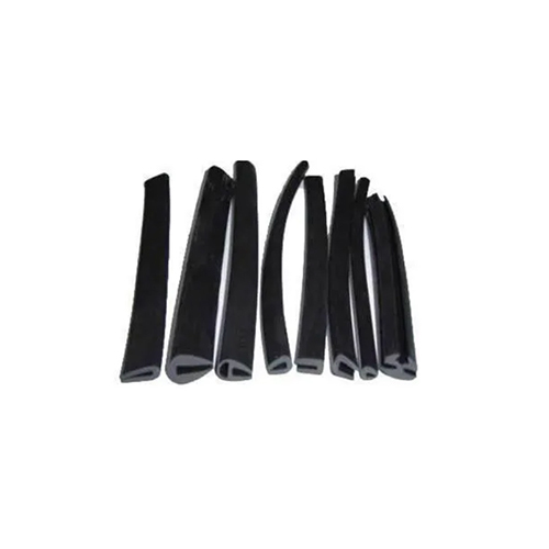 Extruded Rubber Profile - Color: Black